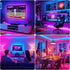 40-60 Inch 8.2ft 16 PANGTON VILLA TV LED Backlight for TV, LED Lights for TV with Bluetooth APP & Remote Control, Color