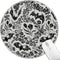 Hancynir Goth Bat Floral Mouse Pad for Desk, Gothic Small Cute Mousepad with