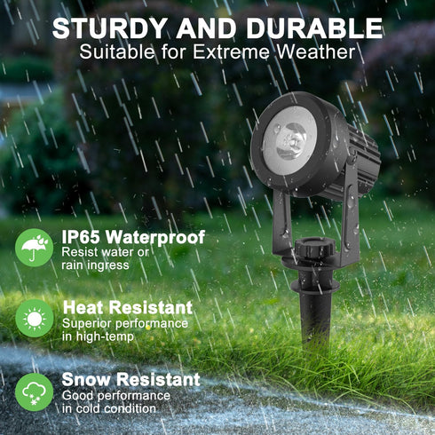 2-in-1 1 Pack) Solar Spotlights Outdoor Waterproof, Warm White Landscape Spotlights, Decorative Solar Spot Lighting