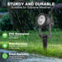 2-in-1 1 Pack) Solar Spotlights Outdoor Waterproof, Warm White Landscape Spotlights, Decorative Solar Spot Lighting