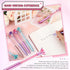 Leinuosen 48 Pcs Big Crystal Diamond Pens, Bulk Christmas Gift Bling Ballpoint Pen with Black Ink for Office Supplies