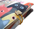 Fabric Novel Book Sleeve for Adults, Cute Cats Pattern, Washable Protector, Padded Case 5.5 x 8.2 x 1.6