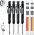 Enhon 57 Pcs Carpenter Pencils Set, Construction Pencils with Sharpener and Refills,