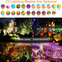 300W 30W IP66 2700K&16 23 2 Pack LED Flood Lights RGB Color Changing Equivalent Outdoor, Bluetooth Smart RGB Floodlight