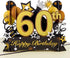 HOMANGA 60th Birthday Pop Up Card, 3D Greeting Card with Note and Envelope, Gifts for Husband, Wife, Men, Women