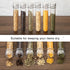 PATIKIL 60Pcs 45ml Plastic Test Tube with Screw Caps - 140x25mm Tubes for Scientific Experiments, Party Decoration