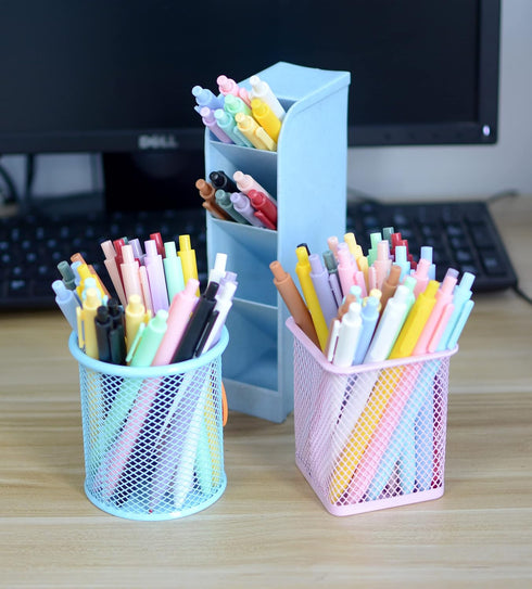 YYaaloa 70 Pcs Cute Retractable Gel Ink Pens, 0.5mm Bullet Point, Fun Gifts for Kids, Girls, Boys, Office Supplies