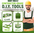 Drywall Mud Mixer for Paint, Epoxy Resin, Potting Soil, 18" Length, Non-Slip Zinc Plated Hex Shaft