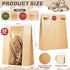 IMagicoo 50 (50, 14.2"x8.3"x3.6") Pcs Bread Bags for Homemade Bread, Paper Sourdough Bags with window, Large Bakery