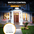 75W 8000 3 5000K IP65 LUTEC Lumen Floods Light Outdoor, Switch Controlled LED Security Lights with Adjustable Heads