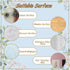 Zonon Bubble Quote Stickers Laundry Room Sign Decals, Wash Dry Fold Repeat Wall Signs, Funny Home Decorations (19.7 x