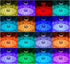 16 MIFXIN Crystal Table Lamp RGB Colors Changing Remote Control Diamond Crystal Lamp USB Charging Touch Light