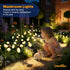 SEEWELUMI 2Pack Solar Garden Lights Outdoor, Solar Lights Garden Decor, Swaying Mushroom Lights Waterproof for Yard