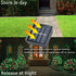 Solar Christmas String Lights Outdoor, Red White Green Fairy Lights, 200LED 66FT, Waterproof, 2PACK