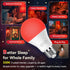 625nm Bulbs 100% Bulbs A19 9W 60W Bulb 4-Pack Neporal Red Light for Sleep, Blue Light Blocking Light for Melatonin