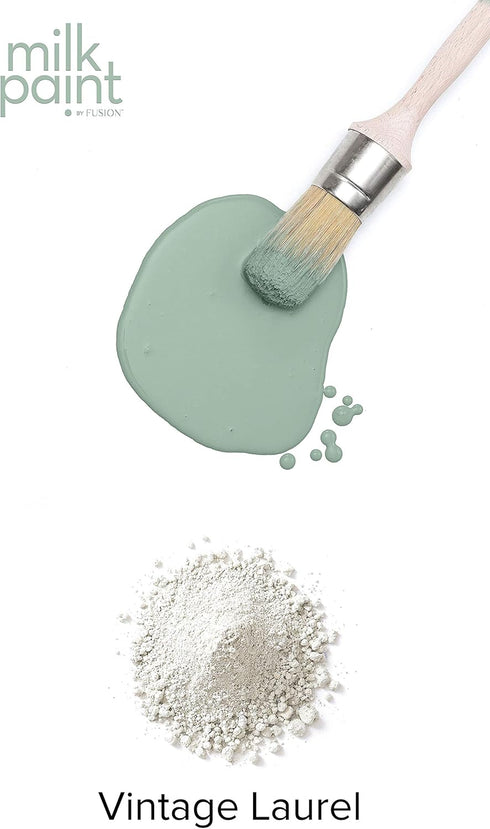 Milk Paint By Fusion 1.7 Oz Ultra durable, No Brushstrokes, Zero VOC & Echo Friendly Paint - Vintage Laurel