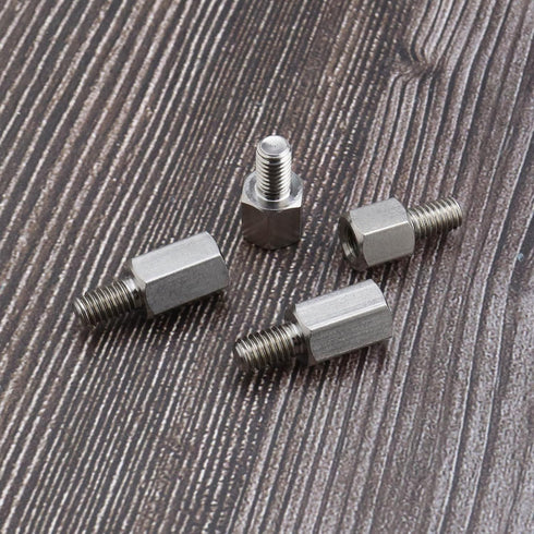 Create idea 8PCS Single Head Stud Hex Standoff Spacers - M6 x M6 for PCB, 10mm, 15mm, 20mm, 30mm