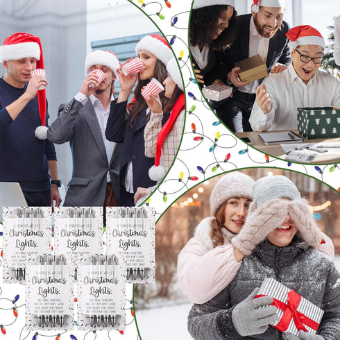 Sayglossy 150 Pcs Snowflake Pens for Coworkers Bulk Winter Ballpoint Pens with Thank You Cards Teacher Appreciation