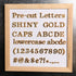 Gold Letters for Letter Board, 3/4 inch Message Board Letters, 375 Pre-Cut Plastic Changeable Menu Board