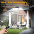 2500LM Sensor,3 270 Lights,IP65 3 Modes(Remote,1 daphino Solar Lights Outdoor with Motion Head Wide Angle Street Area
