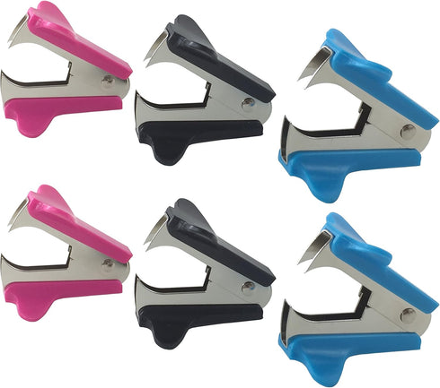 Staple Remover, 6-Pack, Assorted Colors