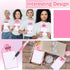 Fulmoon 48 Sets Breast Cancer Awareness Notepad, Ballpoint Pens, Cute Pink Ribbon Memo Pad