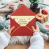 Invitation Envelopes, 100-Pack 5x7 for Invitations, Gold Foil Bordered A7, Christmas Colors