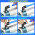 TAILONZ PNEUMATIC Blue 6mm OD 4mm ID Polyurethane PU Air Hose Pipe Tube Kit, 10 Meter