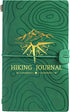 InnoBeta Leather Journal Notebook for Hiking Lovers, 7x5 Inches, Embossed Sketchbook, Travel Diary, Green