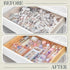 STORi SimpleSort 18-Piece Stackable Clear Drawer Organizer Set, Multi-size Trays for Makeup Vanity and Office Desk