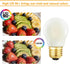 Dimmable E26 Bulb,Frosted Bulb 2W 20W Bulb, 250LM AC120V, G45 3000K Bulb Pendant,Chandeliers,Vanity,6Pack Globe LED
