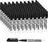 Volcanics Black Chisel Tip Whiteboard Markers 80 Pack, Dry Erase Markers Bulk