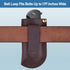 Leather Belt Knife Sheath, Color Clash Series, EDC Holster for Folding Knife Carrier, Darkbrown