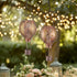 2 Pack Hummingbird Mom,18 Inch TERESA'S COLLECTIONS Flame and Hot Air Balloon Hanging Solar Lantern for Garden Decor