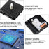4Pcs Quartz Clock Mechanism Kit, Battery Powered Wall Clock Movement Parts with 5 Set Hands (No Battery)