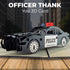iGifts And Cards Police Car 3D Pop-Up Greeting Card, 6" x 6", Thoughtful Gift for Cops, First Responders