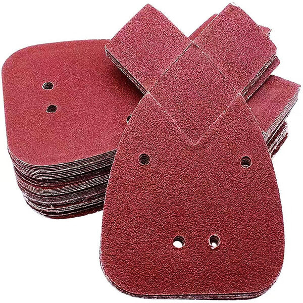 DUSJVYUE 50pcs 180 Grit Sanding Sheets for Black and Decker Mouse Sanders,4 Holes