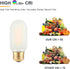Frosted T45 LED Bulb, Vintage E26 Base, 40 Watt Equivalent, Dimmable, 4W 2700K Soft Warm White, 6 Count
