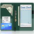bvya 5x9 Inch Server Book for Waitress, Server Book with Zipper Pocket, Solid Candy Sweet Leather Server Wallet