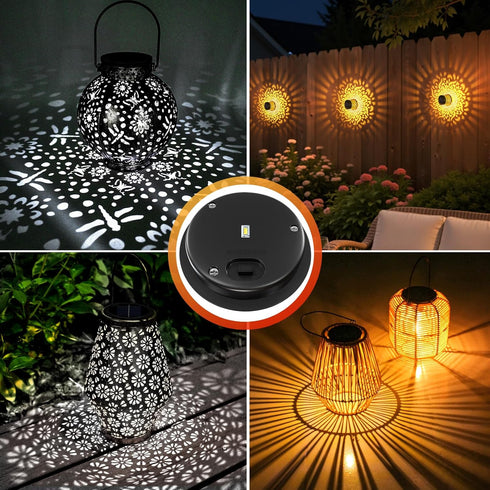 Zfiglum 4 Pack 2 3.35 inches, 2.83 inches) Replacement Solar Light Parts, Waterproof Solar Light Replacement Top