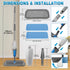 3 BPAWA Spray Mops for Floor Cleaning - Microfiber Wet Dry Dust Mop for Hardwood Laminate Wood Tile Vinyl Floors