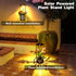 3 1pc) Solar Wall Light with Plant Stands, Wireless Outdoor Fence Light with color, Metal Hanging Plant Holder