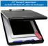 Think2Master Black Plastic Storage Clipboard, 25% Heavier & Sturdier, Storage Compartment Holds 150 Letter Sized Paper
