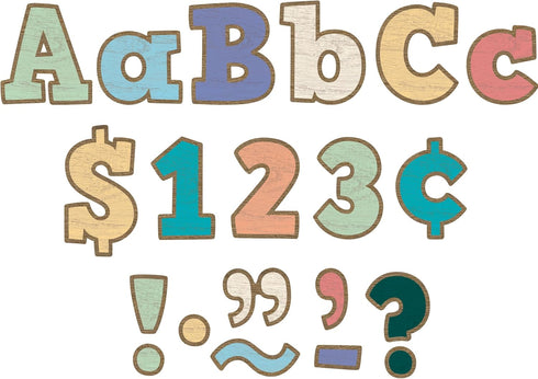 Teacher Created Resources Painted Wood Bold Block 4" Letters Combo Pack (TCR8820)