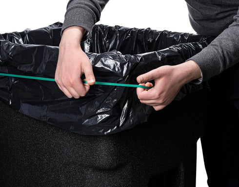 Mini n Mod 95 6 Pack 95 95 Rubber Bands for Gallon Trash Cans | Secure Gallon Trash Bags | Heavy Duty, Durable