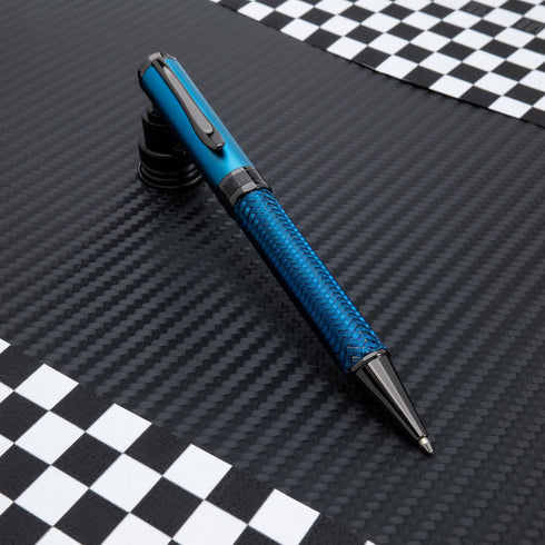 Monteverde USA Innova Formula M Blue Ballpoint Pen | Elegant Writing Instrument with Parker-Style Refill