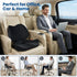 Hsypti Tailbone Seat Cushion Lumbar Support Pillow for Office Chair, X Large Memory Foam Chair Cushions for Sciatica