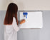 Whiteboard Set - 24 x 18 Dry Erase Board with 1 Magnetic Eraser, 4 Markers, 4 Magnets - Small Hanging Scoreboard for