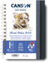 CANSON Art Book, Mixed Media Paper Notebook, 8.3x11.7 inches, White