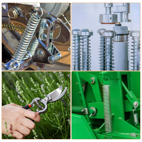uxcell 5Pcs Compression Spring, Wire Diameter 0.016", OD 0.16", 304 Stainless Steel Coil Mechanical Compressed Spring